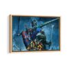 transformers framed canvas natural beige