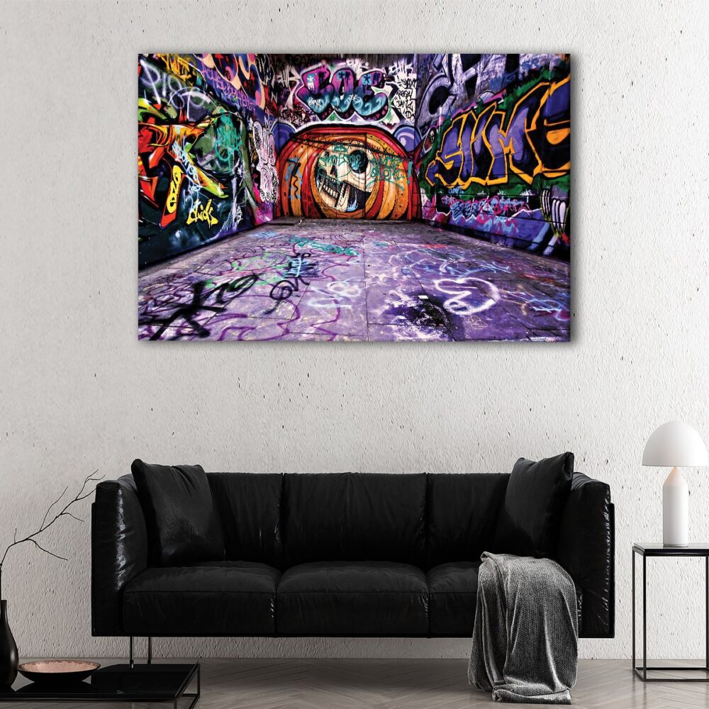 1 panels hip hop graffiti canvas art