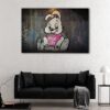 1 panels thug for life canvas art