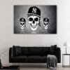tableau crâne gangster des yankees
