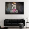 thug for life floating frame canvas