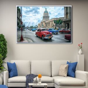 havana floating frame canvas