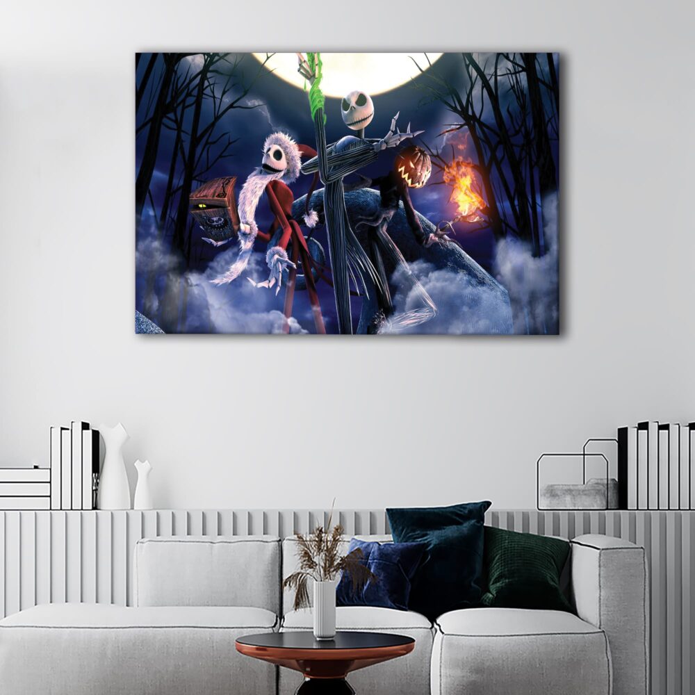 1 panel the nightmare before christmas canvas art