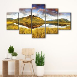 5 panels tombstone territorial park canvas art