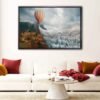 autumn fantasy floating frame canvas