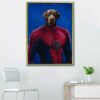 spider pet portrait canvas art1