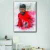 connor bedard canvas art