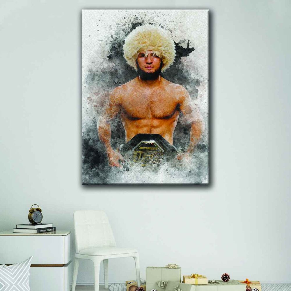 khabib nurmagomedov canvas art