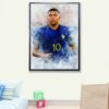 kylian mbappé canvas art1