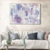 1 panels purple illusion canvas art