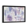 purple illusion framed canvas black frame