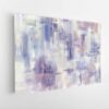 purple illusion stretched canvas