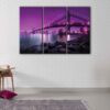 3 panels manhattan bridge canvas art