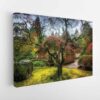 portland japanese garden stretched canvas