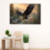 1 panels american bald eagle canvas art