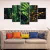5 panels surreal imagination canvas art