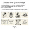 Vintage push pin UK map quote personalization