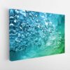 water bubbles stretched canvas