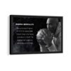 mamba mentality framed canvas black frame