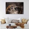 1 panels roaring tigers canvas art