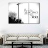 tableau tryptique citation sur la  guerre