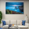 celtic sea floating frame canvas