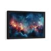 cosmic sky framed canvas black frame
