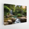 dream garden stretched canvas