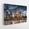 frankfurt skyline stretched canvas