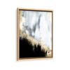 golden marble framed canvas natural beige
