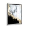 golden marble framed canvas white frame