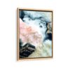 lapis marble framed canvas natural beige