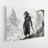 the evil hunter stretched canvas