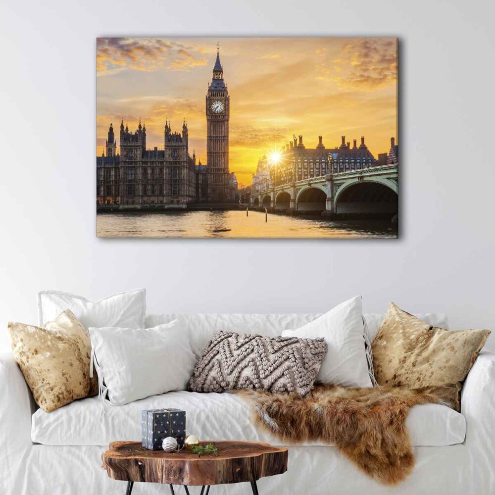 1 panels big ben canvas art