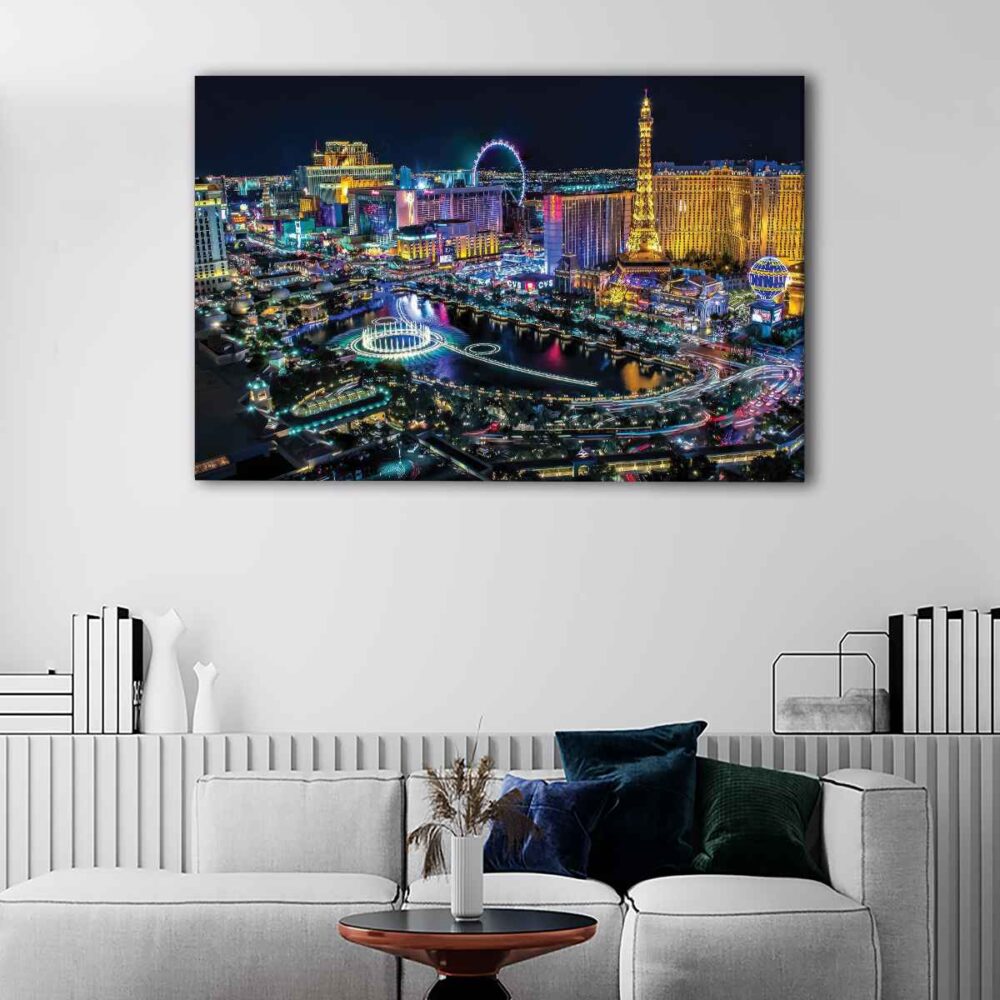 tableau Las Vegas la nuit 