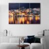 3 panels newfoundland island canvas art