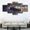 5 panels porsche 911 canvas art
