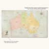 Classic Australia map detailed