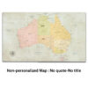 Classic push pin Australia map no quote