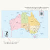 Colorful Australia map detailed