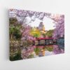 himeji castle stretched canvas