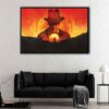 indiana jones 2 floating frame canvas