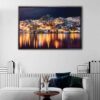 newfoundland island floating frame canvas