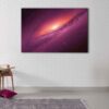 1 panels purple galaxy canvas art