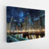 chicago skyscrapers stretched canvas