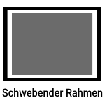 Schwebender Rahmen
