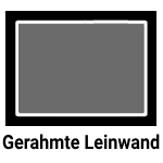 Gerahmte Leinwand