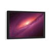 purple galaxy framed canvas black frame