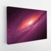 purple galaxy stretched canvas