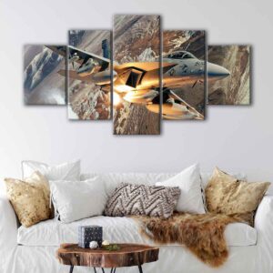 5 panels f18 hornet canvas art